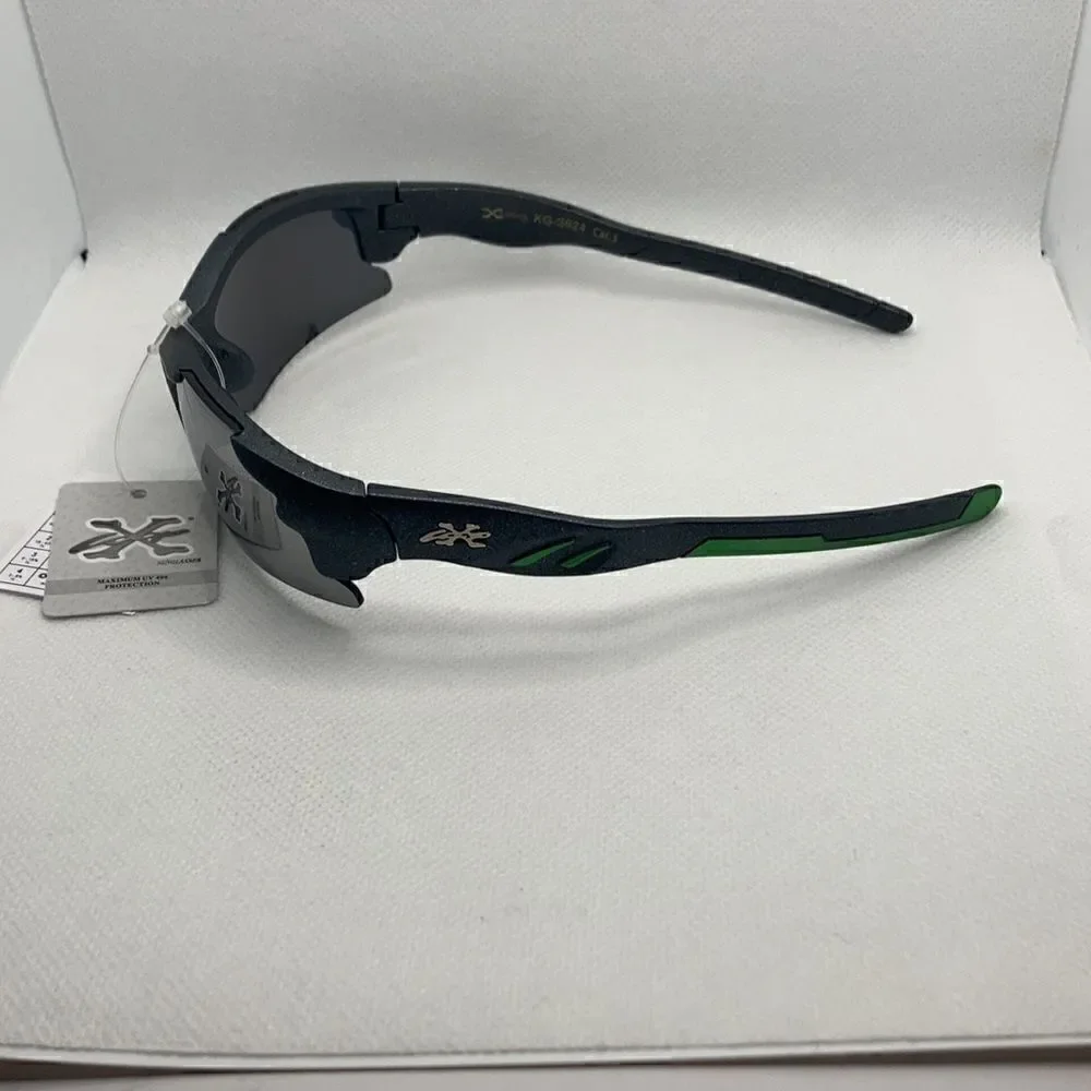 X-Loop Boys Wrap Mirrored Lens Suglasses